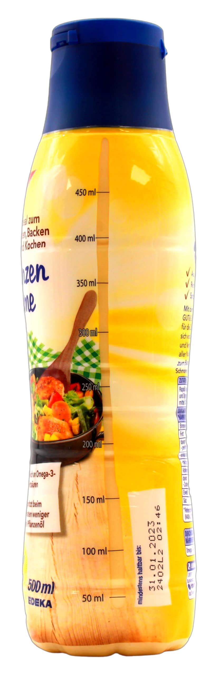 Gut & Günstig Pflanzencreme vegan, 12er Pack (12 x 500ml)