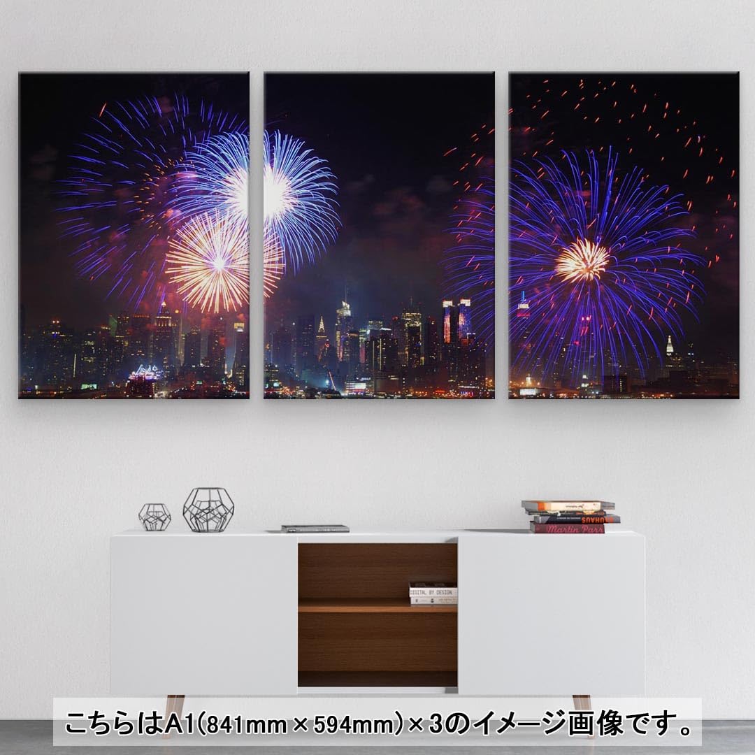 Amazon.co.jp: アートパネル 3連 3枚セット 絵 絵画 飾り