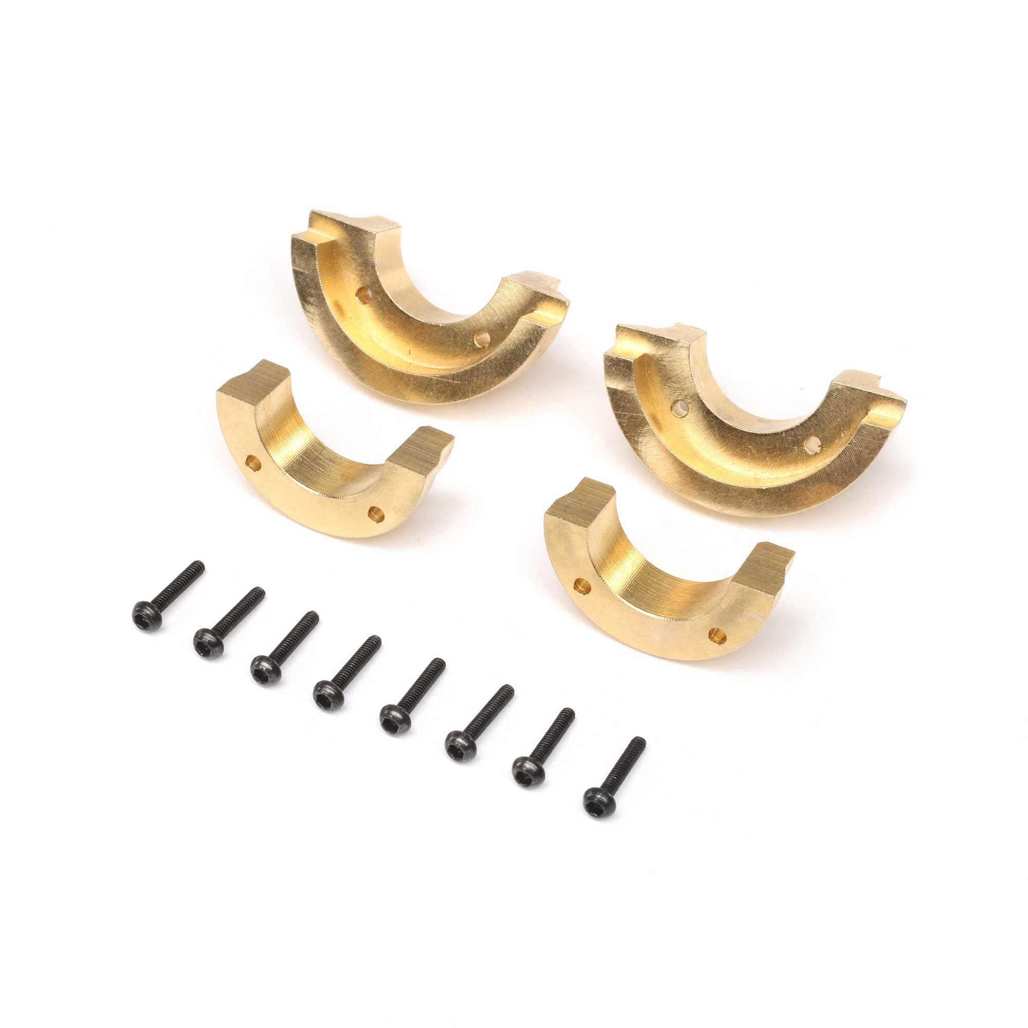Contrapesos de mangueta Knuckle Weights de latón SCX24 y AX24 RC 8