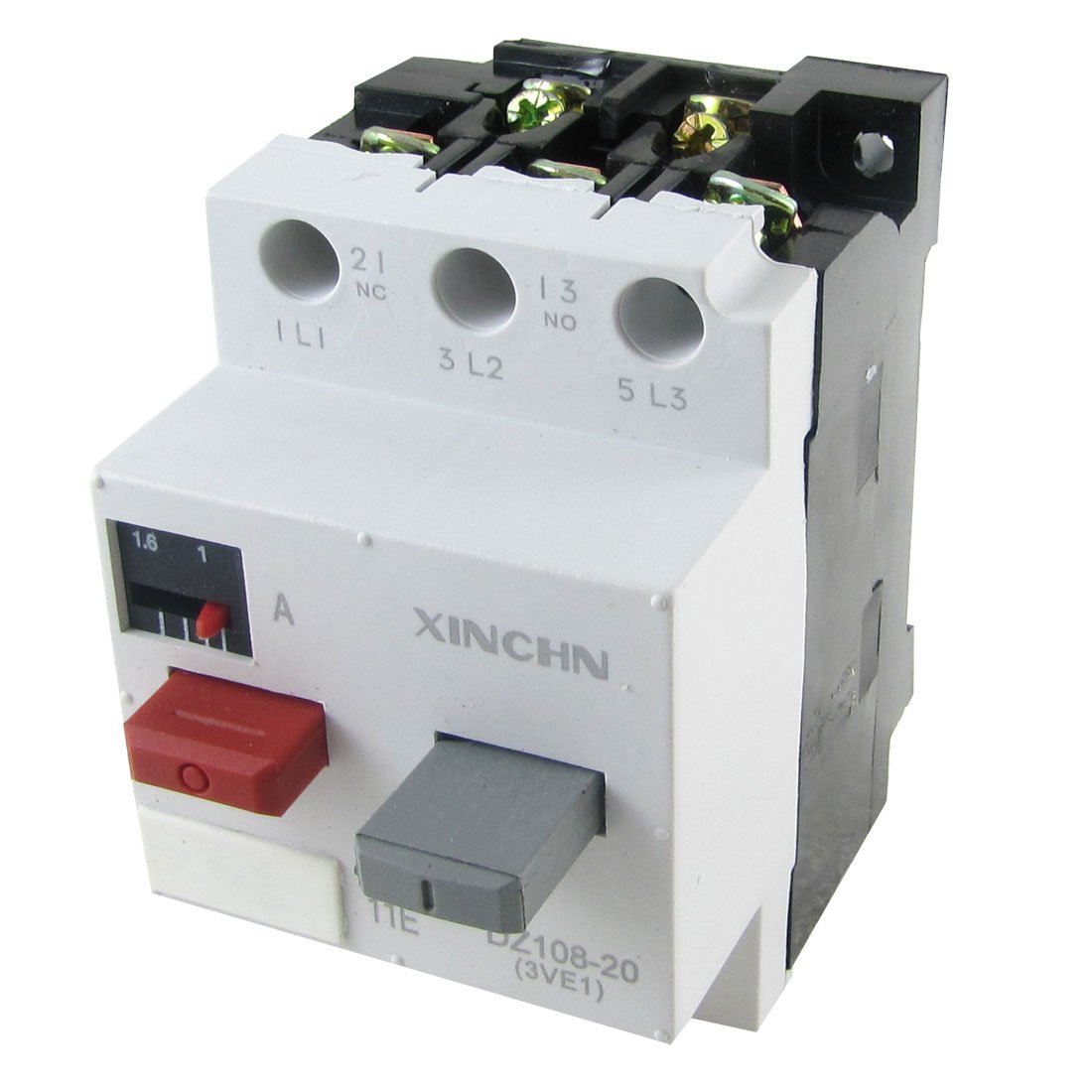IEUMJNAT 1-1.6A 3P 3 Pole 20A MPCB Motor Protection Circuit Breaker