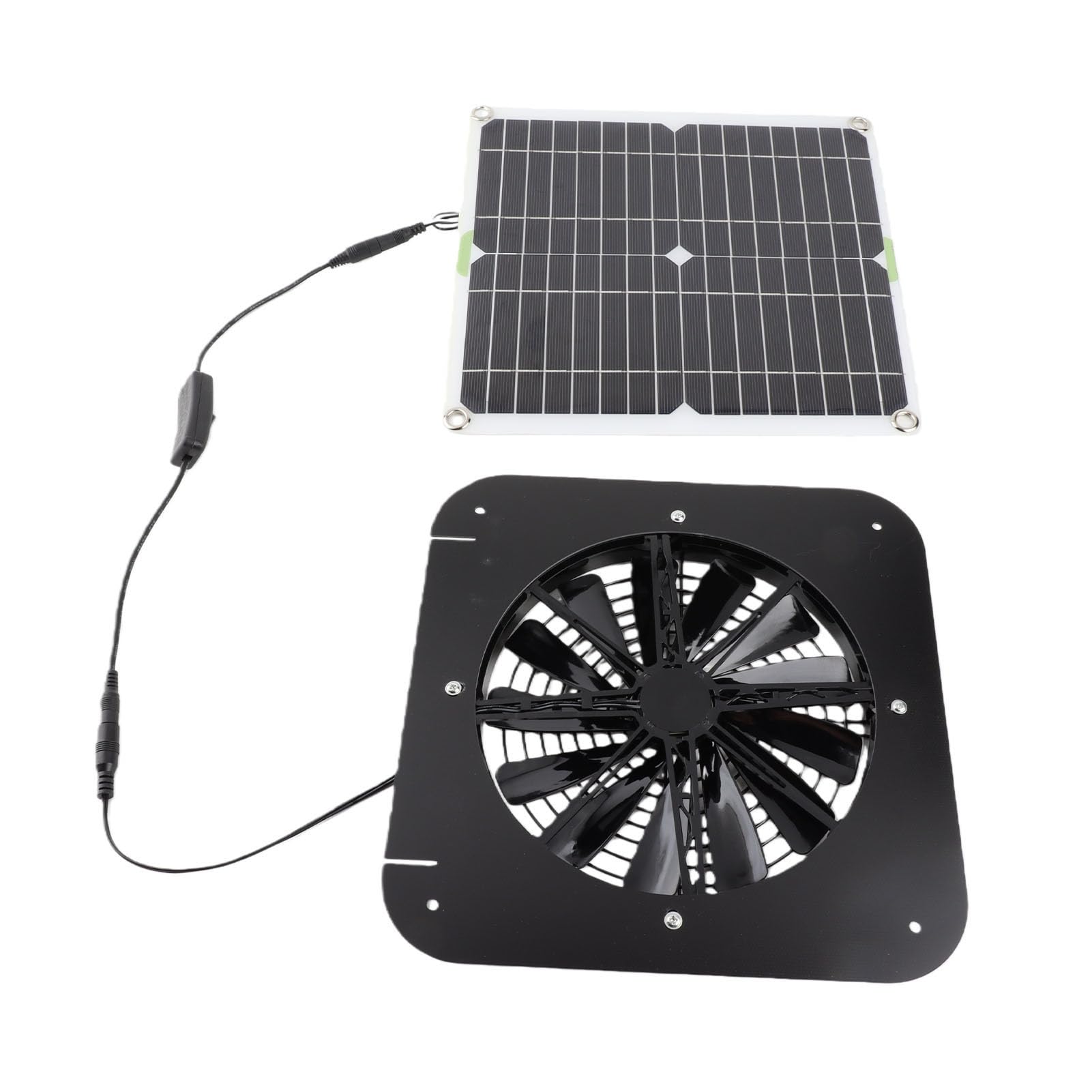 Ventilatore Solare Estrattore da 13,5 Pollici con Pannello 10W