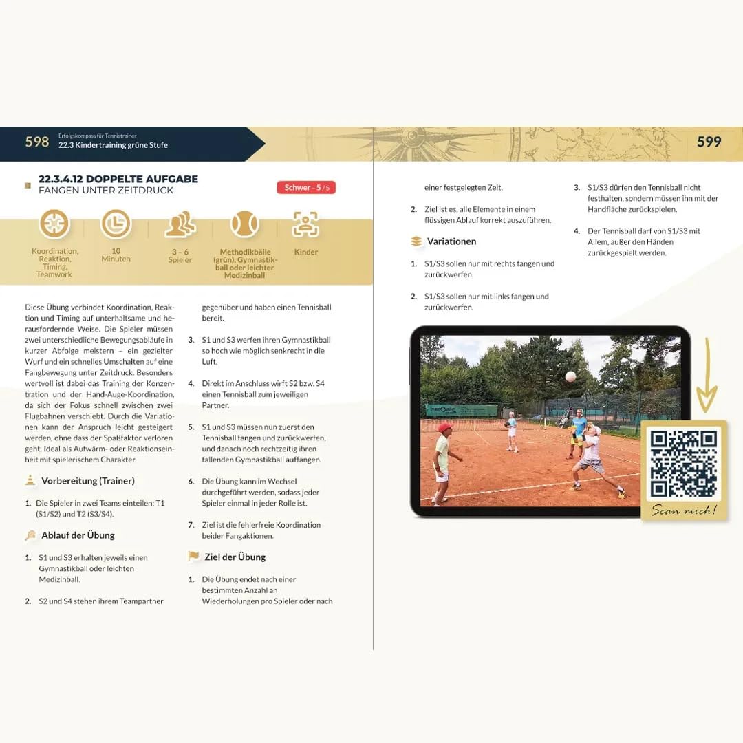 Erfolgskompass für Tennistrainer - Zielsicheres Vereinstraining in Theorie & Praxis - Tennisbuch von Martin Kares