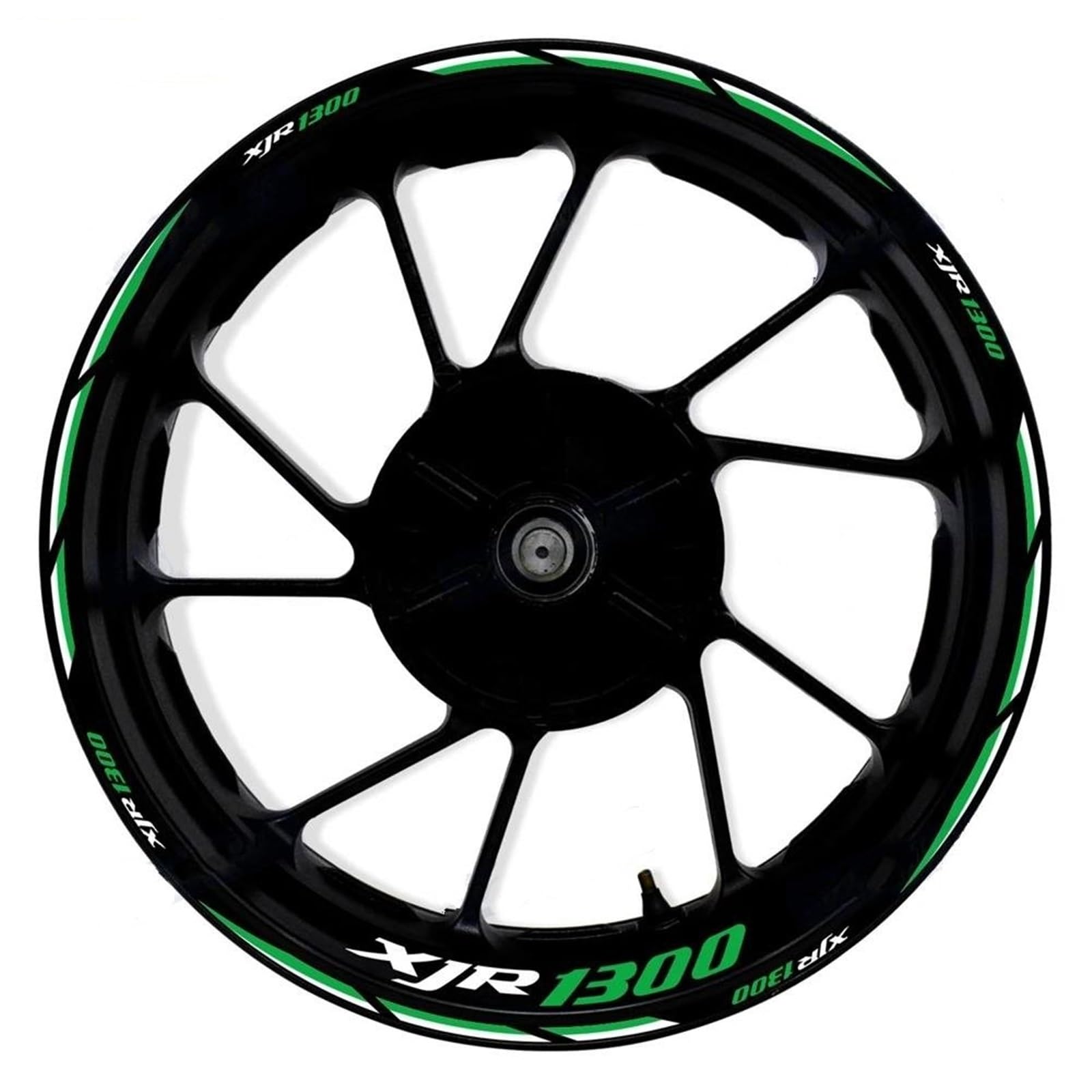 Wheel Stickers Motorcycle Reflective Wheel Decal for XJR1300 XJR 1300 17 Inch Rim Stripe Decals Waterproof Hub Stickers Rim Reflective Decal