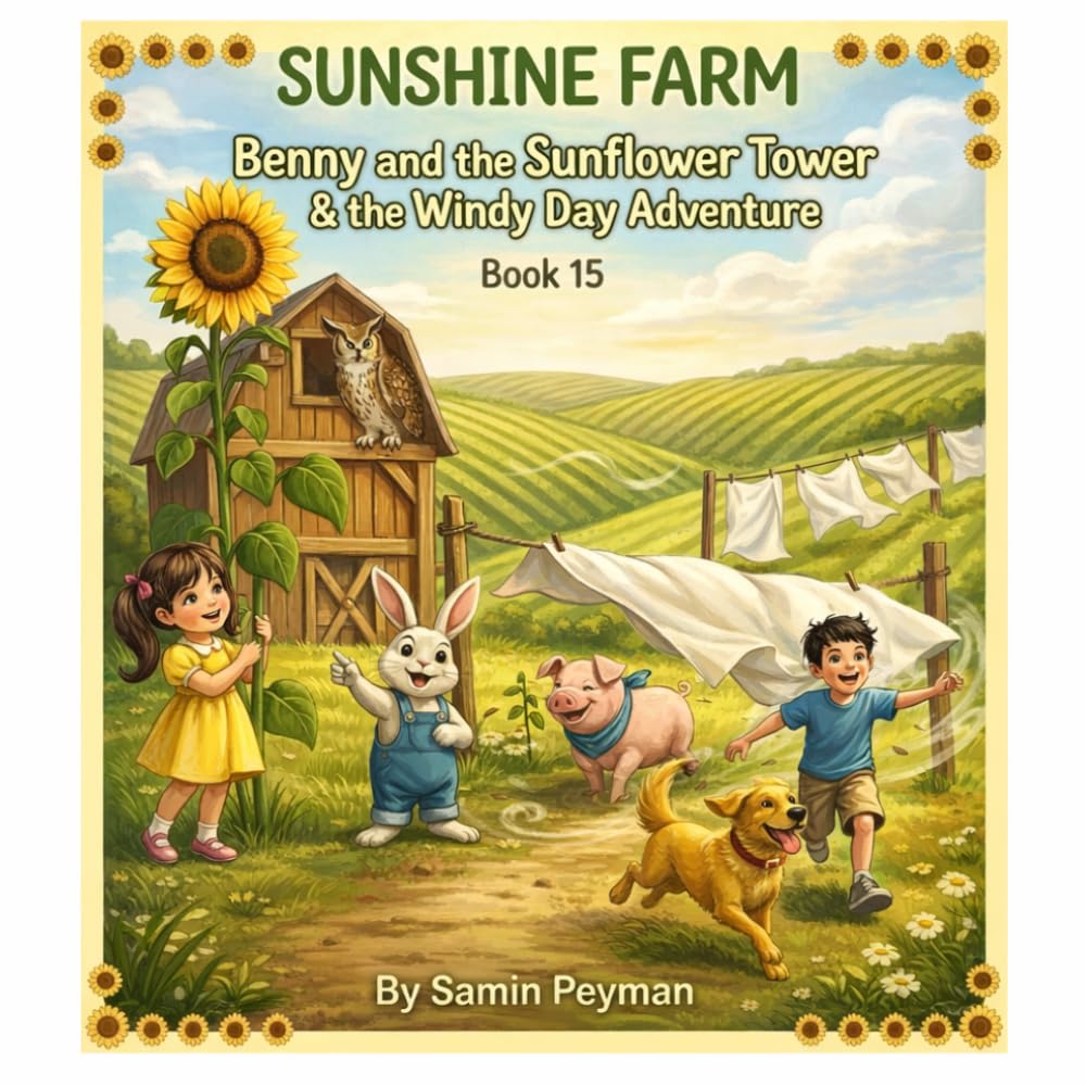 Sunshine Farm: Benny and the Sunflower Tower & the Windy Day Adventure - Book 15