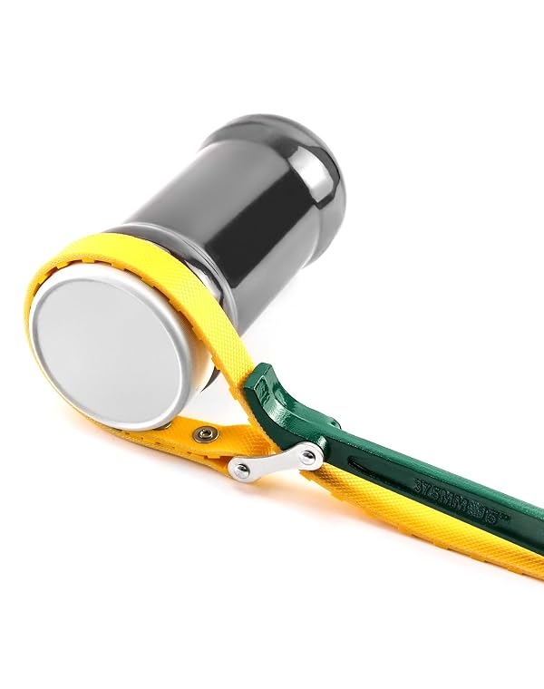 QWORK 15" Belt Strap Wrench, 2 Pack Multi-Purpose Adjustable Strap Oil Filter Strap Opener Wrench by QWORK - Image 7