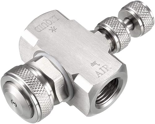 uxcell Boquilla de atomización de aire, punta de pulverización en forma de cono de sifón de baja presión 14BSPT