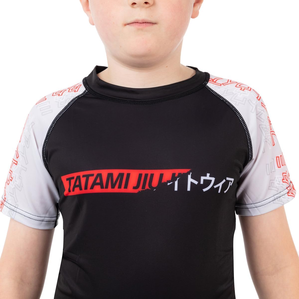Tatami Fightwear Kid's Uncover Short Sleeve Rashguard - Black