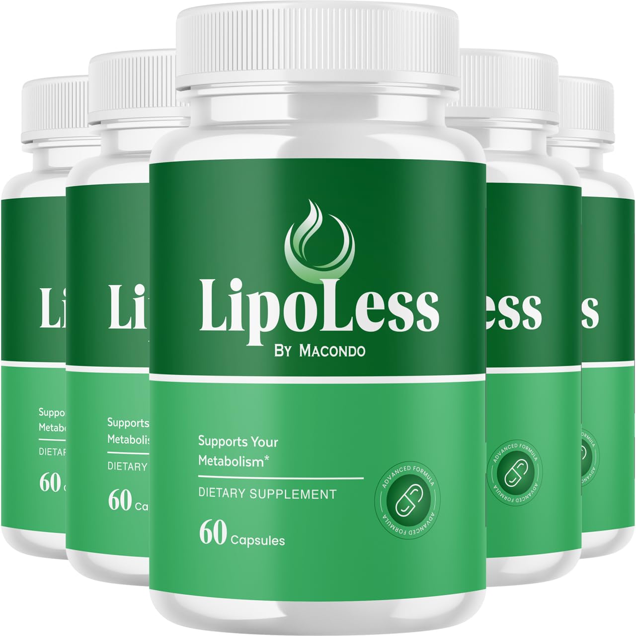 (5 Pack) Capsules - Official Supplement Pills with All Natural Ingredients, Premium Advanced Formula for Health &amp; Wellness Support for Active Women &amp; Men, 300 Capsules for 5 Months