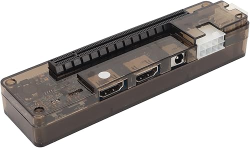 Base externa de la tarjeta de vídeo independiente del ordenador portátil, 6Pin interfaz salida PCI E3.0 portátil externo GPU tarjeta gráfica base, TD