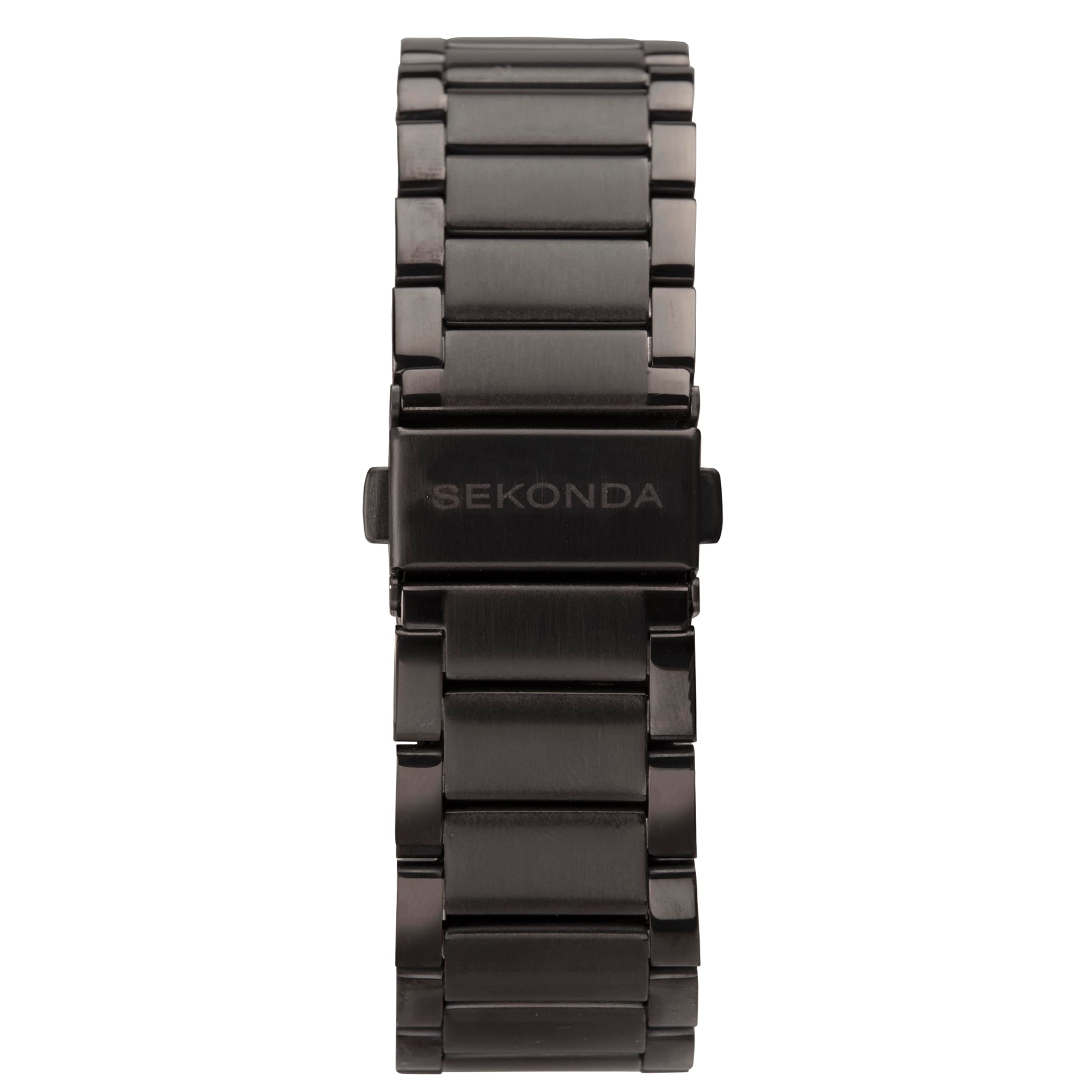 Sekonda Wilson męski zegarek kwarcowy 39 mm z wyświetlaczem analogowym i bransoletką ze stali nierdzewnej