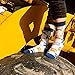 WEILAI Men's Cool Colorful Funny Novelty Crazy Combed Cotton Casual Dress Crew Socks Pack (Color 5)