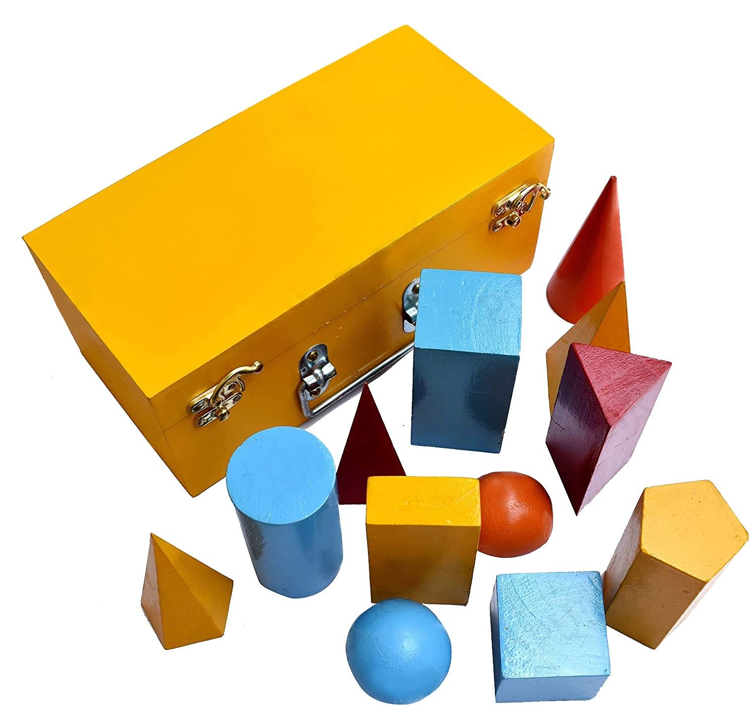 Vijay Surgical Geometrical Wooden shapes Set of 12 different objects in Wooden Box, Specially designed for learning of Geometry Shapes to Small Students, Teachers. (B0CKXT8JSX) Amazon Price History, Amazon Price Tracker