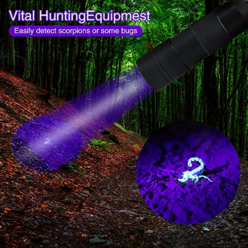 Cosoos UV FLASHLIGHT-2 Pack Uv Flashlight, 12 Led Handheld Blacklight Flashlight 395Nm Mini Light Torch Detector For Dog Pet Urine Stains thumb #7