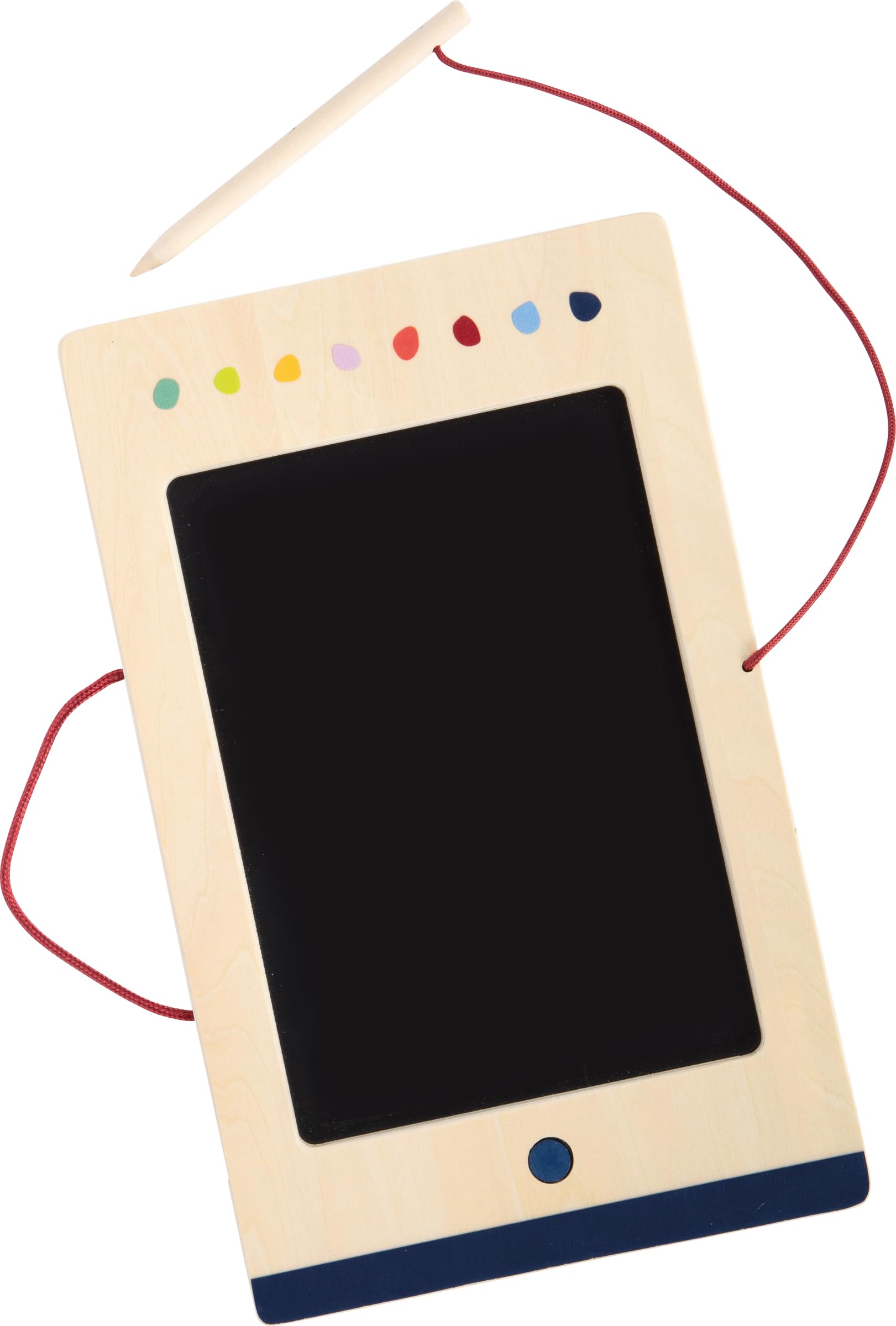 small Foot LCD Schreib- und Maltafel „Educate“, elektronische Schreibtafel mit Farbdisplay, für Kinder ab 2 Jahren, 12783