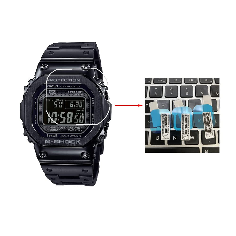 G-SHOCK GMW-B5000-1JF（画面保護シールあり） Amazon.co.jp: Zshion for G-SHOCK GMW-B5000シリーズ 用液晶保護