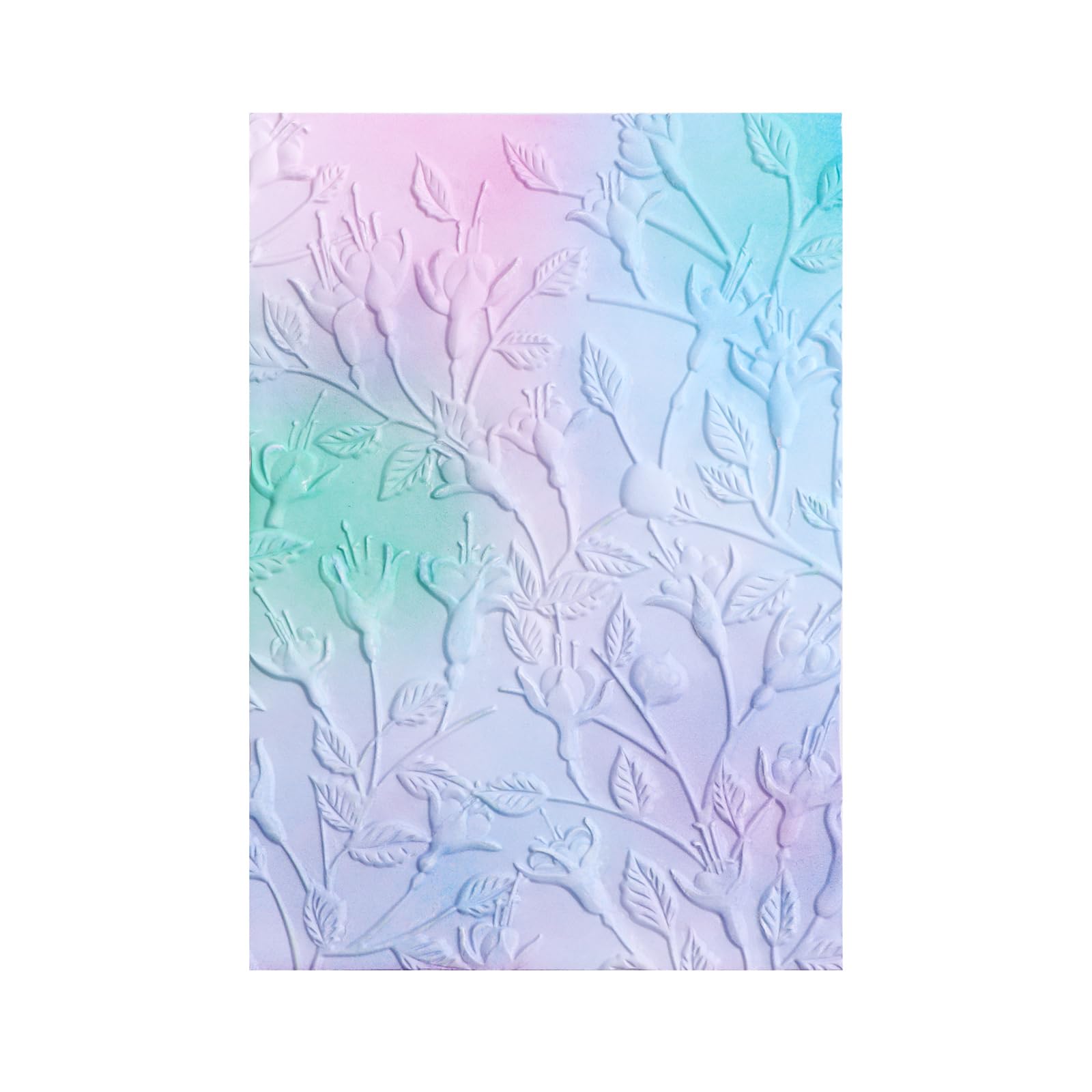 OTCRAFT 3D Morning Glory Plastic Embossing Folders for DIY Scrapbooking Photo Album Card Paper Craft Decoration for Card Making,Embossing Template Paper Card Embossing Stencil 6.3" L x 4.5" W.