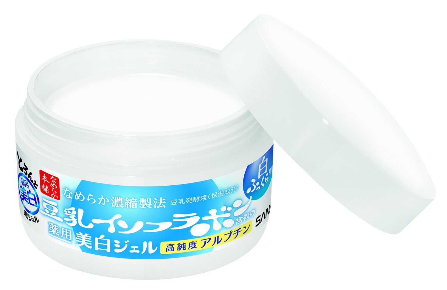 Amazon.co.jp: なめらか本舗 とろんと濃ジェル 薬用美白 100g
