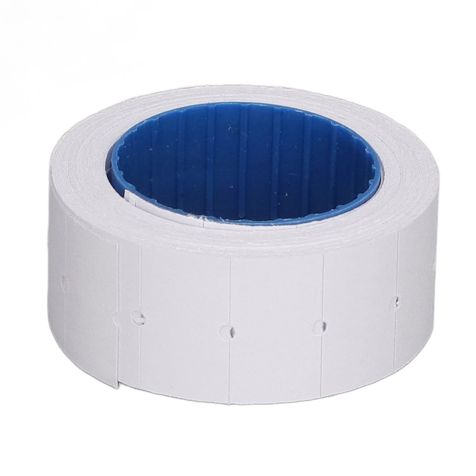 Tyenaza 30 Rotoli Etichette Prezzatrice 21x12 mm, 15000 Pezzi, Etichette Adesive per Prezzatrice a Fila Singola per Etichettatrice MX-5500 Price Gun (Bianco)