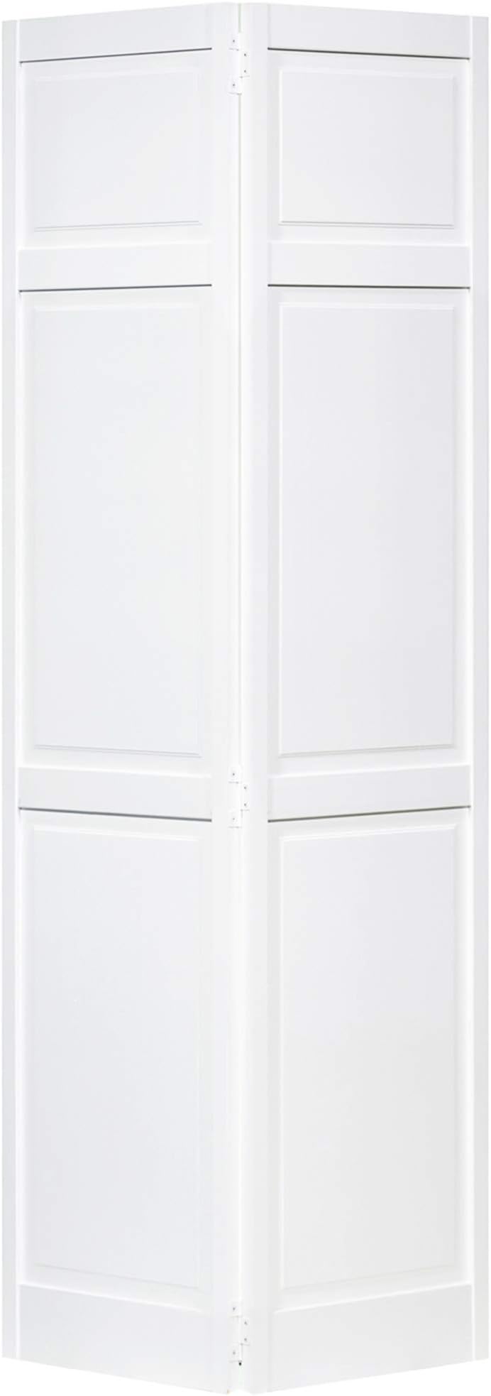 Kimberly Bay Bi-fold Door, Six-panel Style, White, 80" x 78.75" x 24"