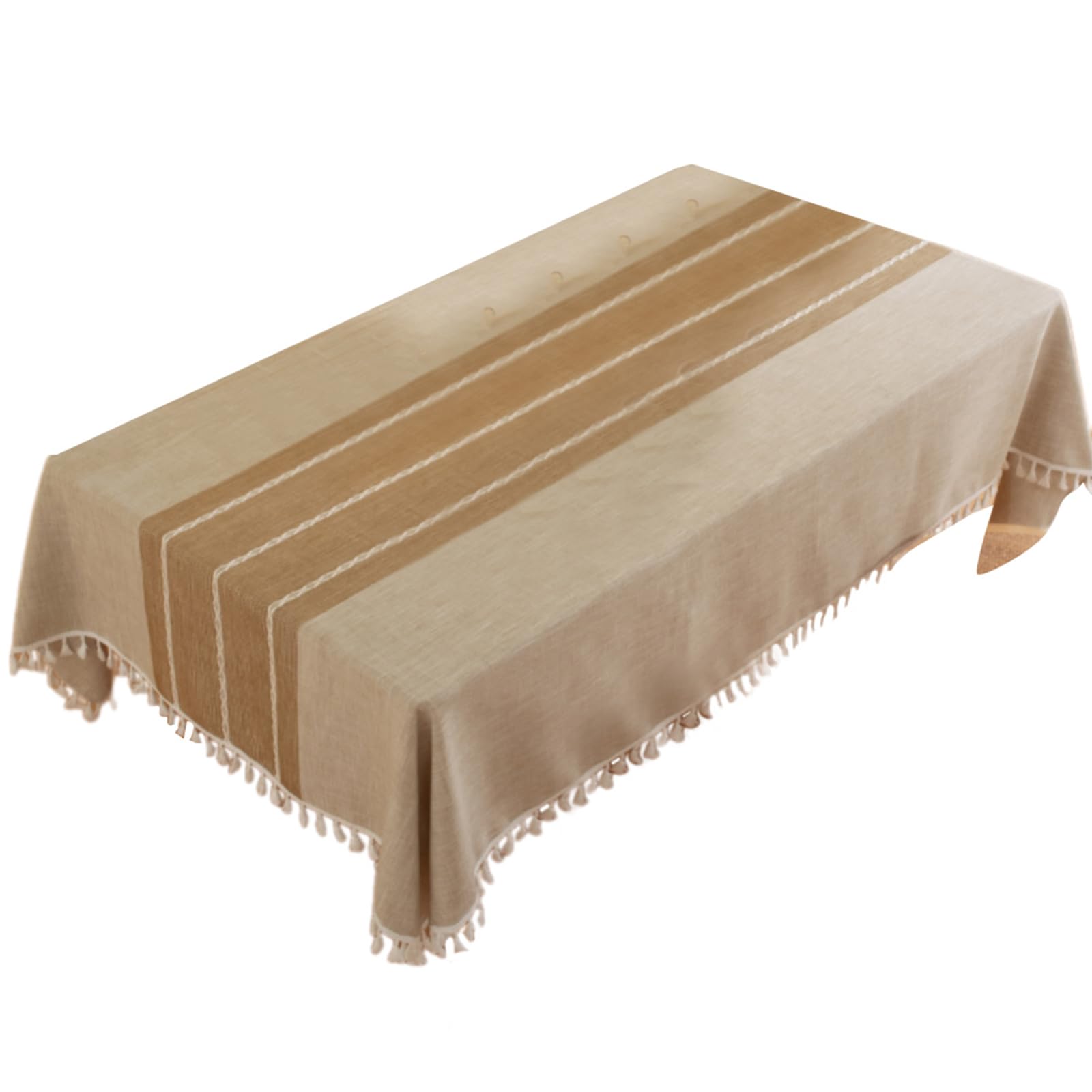 Elnwnnkc Dining Table Cloth Table Runner Cover with Even Fringe Decoration Premium Weaving Dustproof Dining Cloth