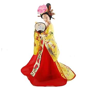 古い中国の人形、アンティーク Amazon.co.jp: 人形、東洋の装飾、手作りの収集可能な中国の人形