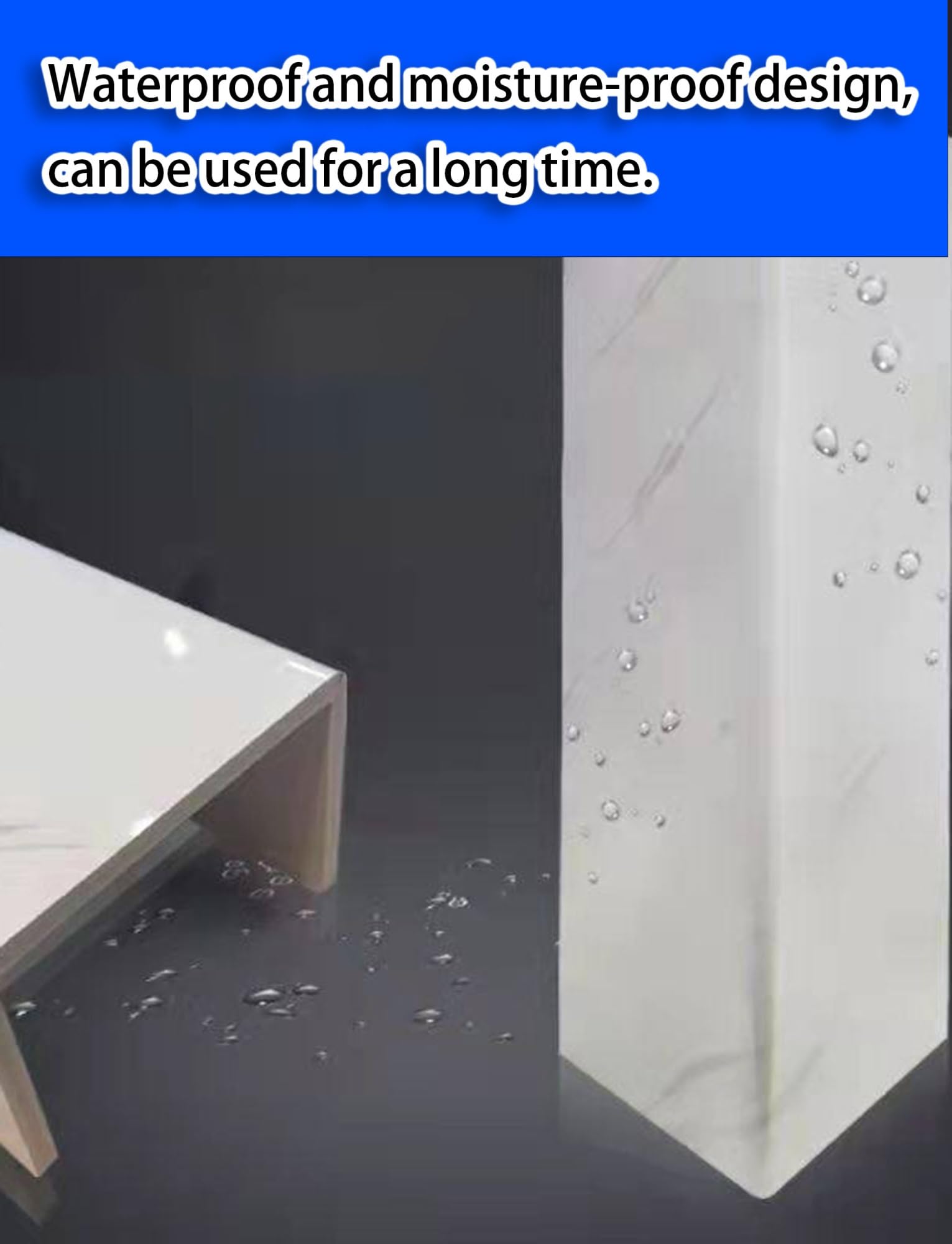 Copertura per tubi in PVC per sfiato e impianto idraulico della cucina, occultamento decorativo verniciabile, facile da installare