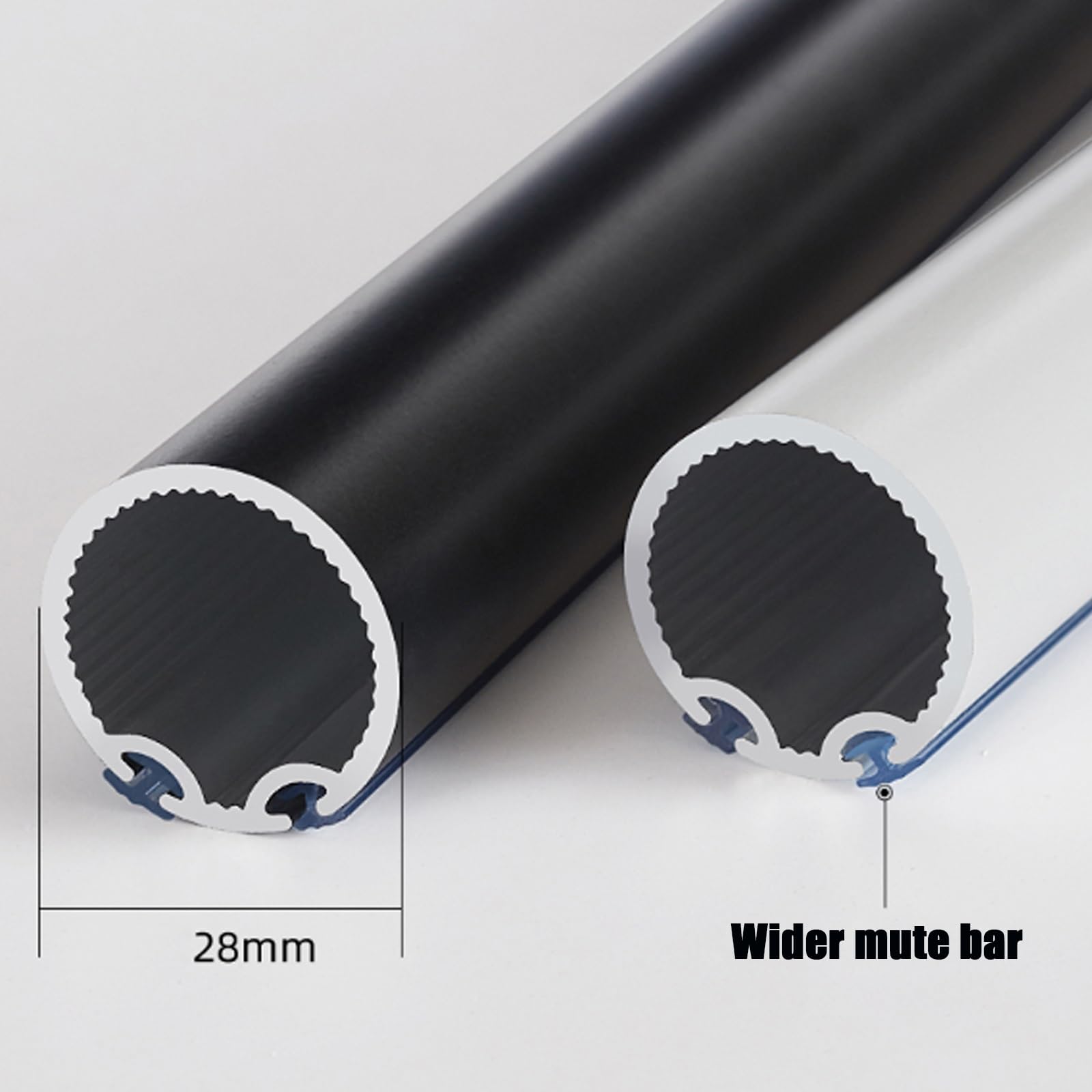 Modernes industrielles A-Stangen-Set mit Halterungen, 2,4 m, Vorhangstangen für Innen- und Außenbereich, Raumteiler, Fensterbehandlung, Soluts