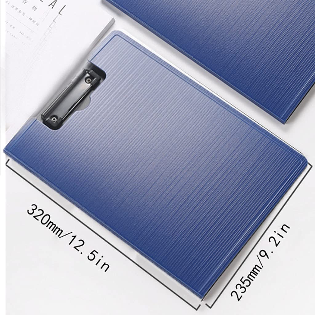 klipboard Schowek A4 Rozmiar Składany klipsowe deski 9.2x12.5 cali Przenośny klip do klas, biur, restauracji do biura i domu (Color : C)