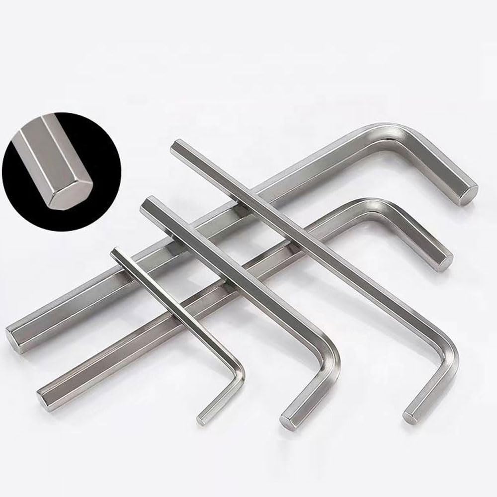 Save Big On Bulk Hex Allen Wrench Set Bike Allen Wrench Set T Type Hex Key Set 1.5 6mm With Ergonomic Rubber Handle For Bicycle, Motorcycle & Car...