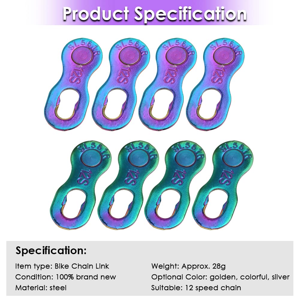 Keenso 4 Pair Bike Chain Link - Image 3