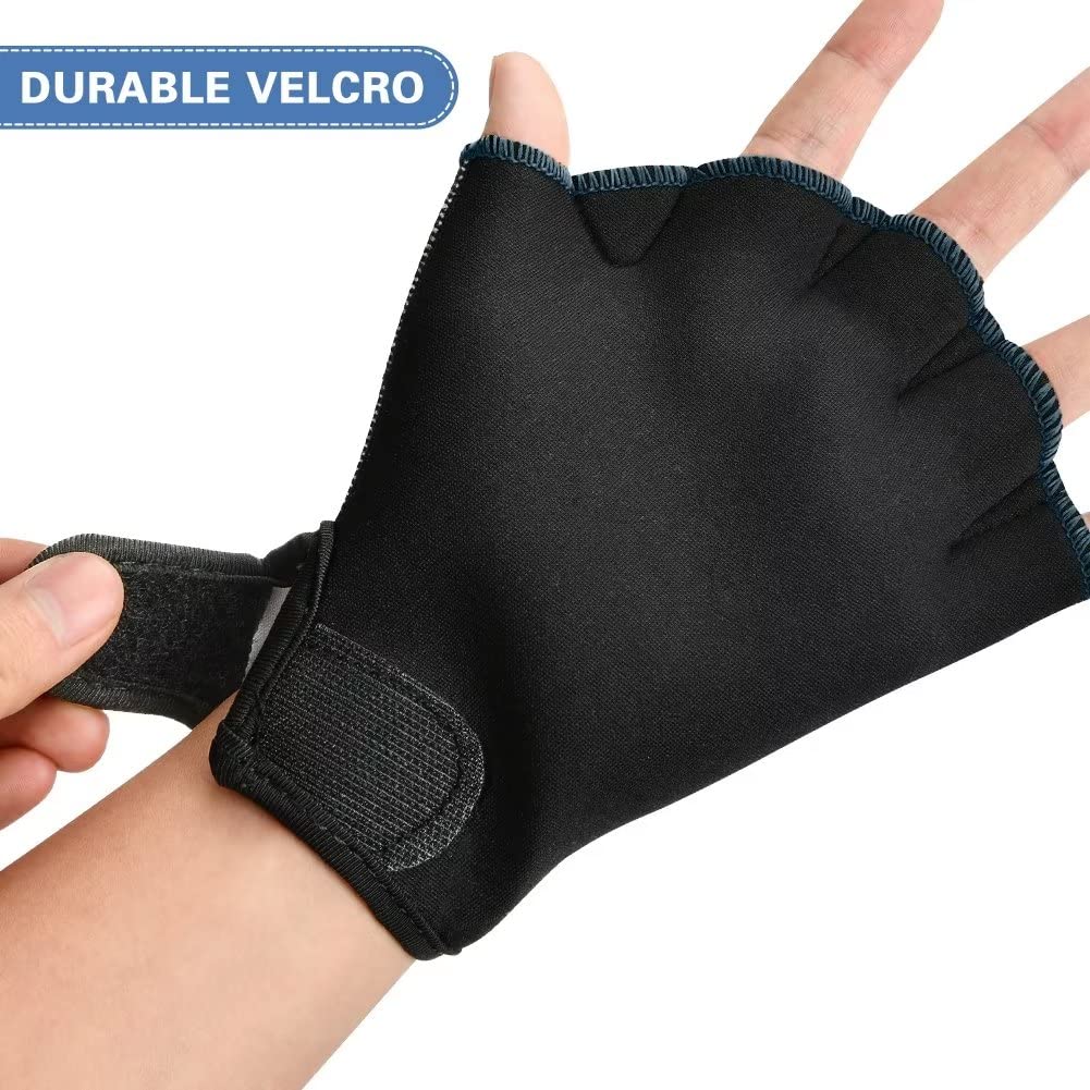 Aerobic Acuático Guantes Theraquatics Guantes De Natación Palmeados De Neopreno - Entrenamiento De Fuerza Y Aeróbic Acuático Accesorio Natación Resistencia Agua