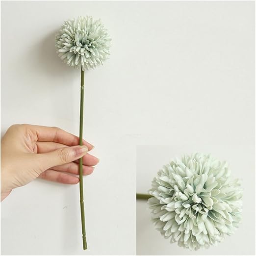 Amazon 造花 6個の人工ヒヤシンスの花のタンポポの花束の花の結婚式に適した装飾 Color Green 造花 オンライン通販