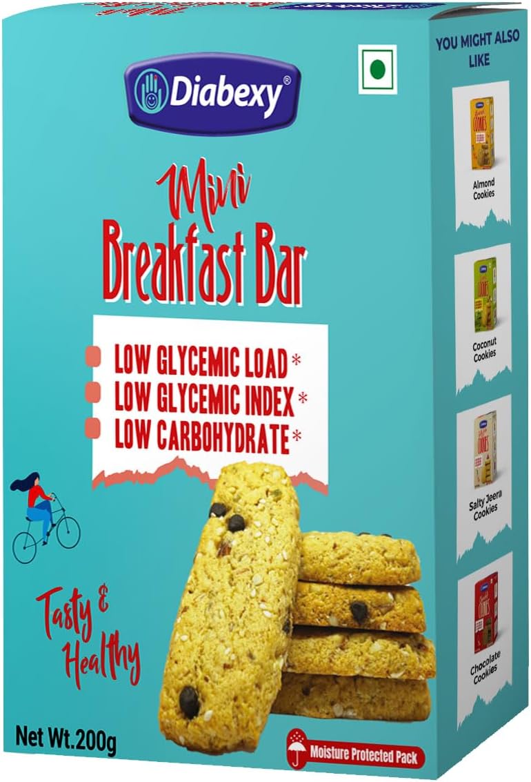 Diabexy Mini Breakfast Bar 200gm