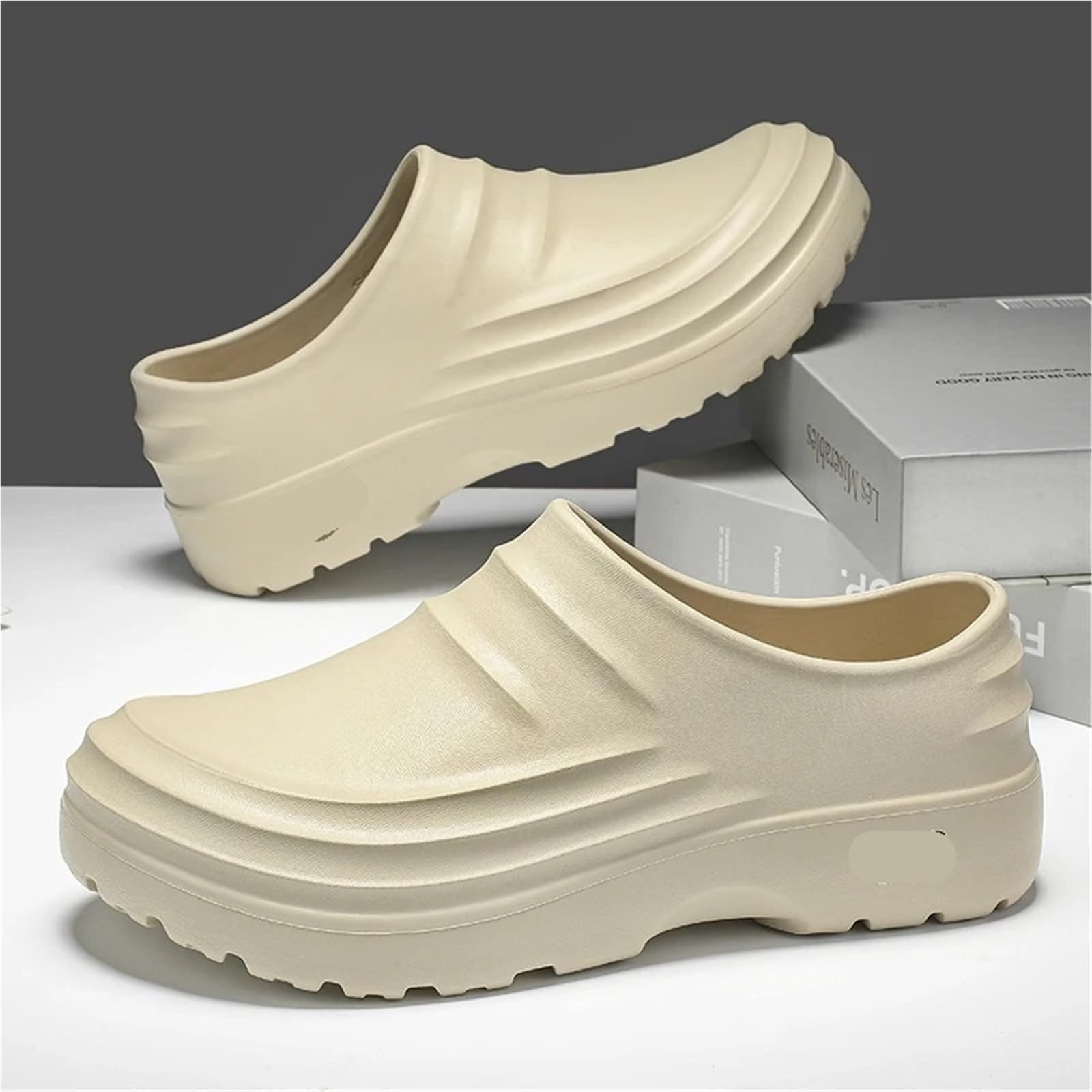 Scarpe Cucina Antinfortunistiche Scarpe da Cuoco Lavoro Antiscivolo Pantofole comode Casual alla Moda Sportive One Step
