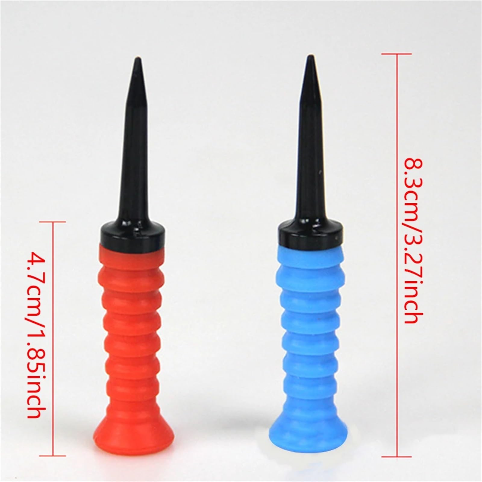 Premium-Golf-Tees, Golf Elastic Tees, Mehrfarbig, 83,0 mm, Übungs-Silikon, PC-Zubehör, 5 Stück