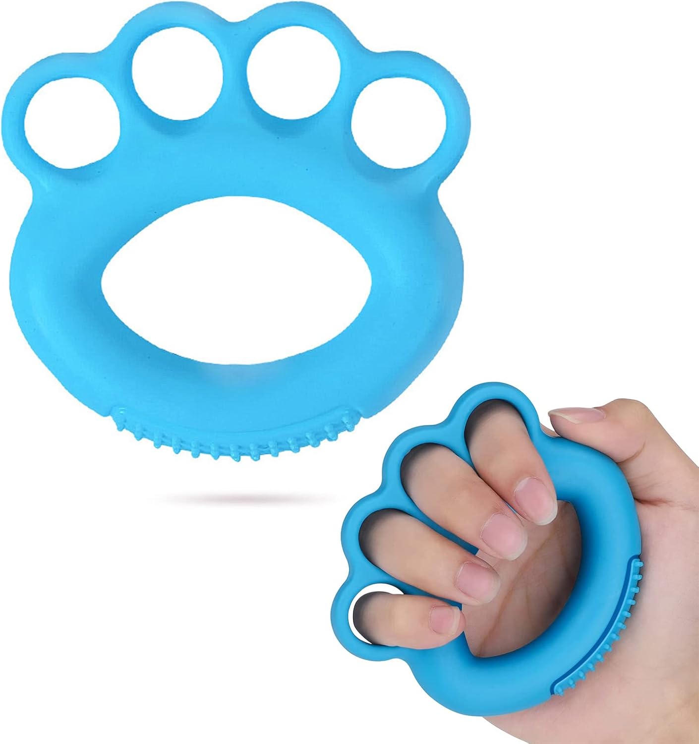 2Pcs Finger Strengthener, Hand Grips Strengthener, Hand Exercise Balls