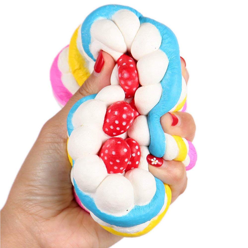 Giocattolo Squishy A Forma Di Anguria – Morbido E A Rilascio Lento, Antistress Kawaii Per Bambini E Adulti, Anboor