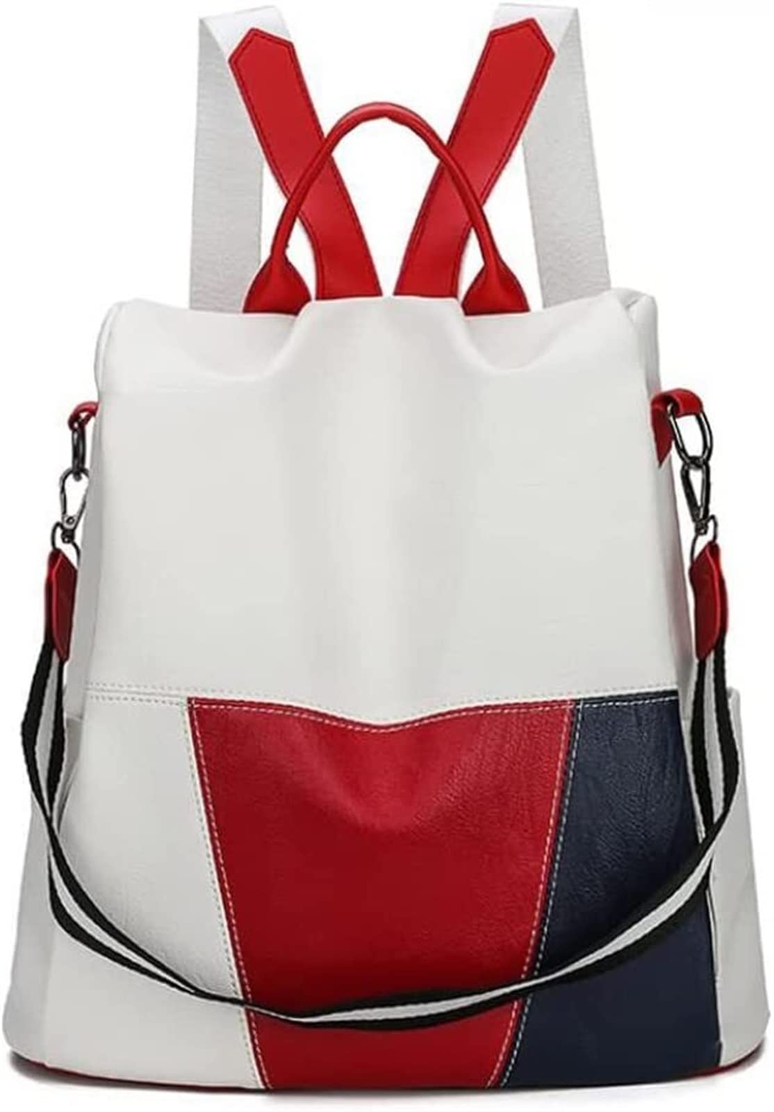 Mochila for Mujer, a la Moda, combina con Todo, de Gran Capacidad, de Cuero Suave, antirrobo, de Viaje, de Doble Uso, for la Escuela (Color : Picture Color)