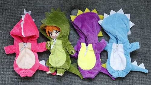 Miniatura 6 de Linda muñeca de dinosaurio animal monstruo ropa para OB11, Molly, Gsc, 112 BJD accesorios de muñeca, juguetes, ropa de muñecas (PU)