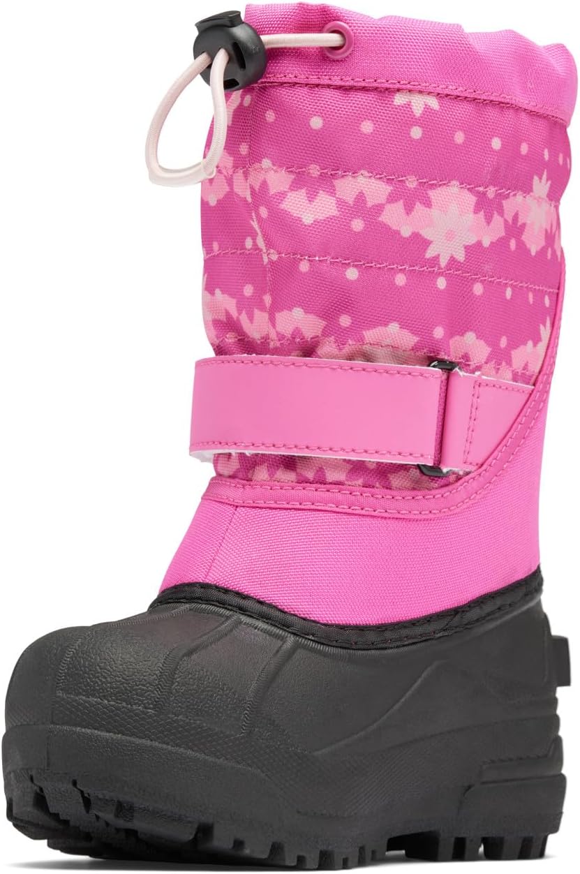 Columbia Toddler Unisex Powderbug Plus II Print, Pink Ice/Dusty Pink, 6