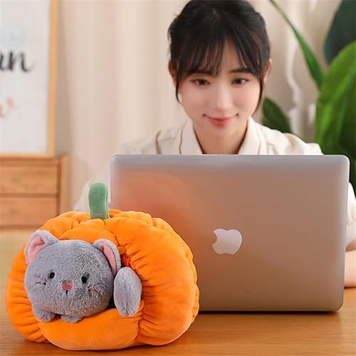 Miniatura 7 de Almohada de peluche de Halloween con gato - Diseño creativo  Animal de peluche suave