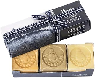 La Corvette, Marseiller Seifenwürfel Geschenkset 3x100g