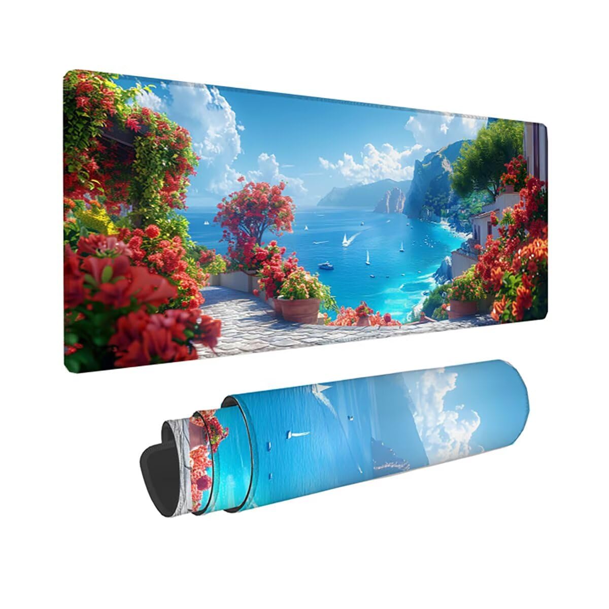 Tappetino per Mouse Gaming XXL 1200x600x3mm– Ufficio Mousepad Grande – Migliora la Velocità e la Precisione Tenuta Stabile Sottomano per Ufficio e Casa Accessori Scrivania Animale PjY14291 N-U