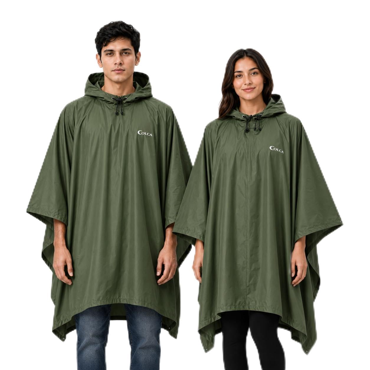 Wild Rain Poncho for Men and Women,Waterproof, Heavy Duty, Reusable, for Camping, Trekking, Hiking, Army, Urban Use-image-33