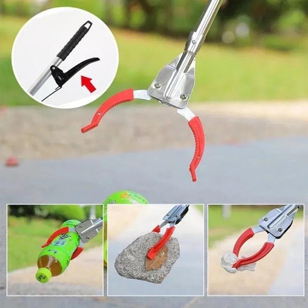 Vetrineinrete® Pinza prenditutto prensile 90 cm asta raccoglitore prendi raccogli tutto oggetti e rifiuti