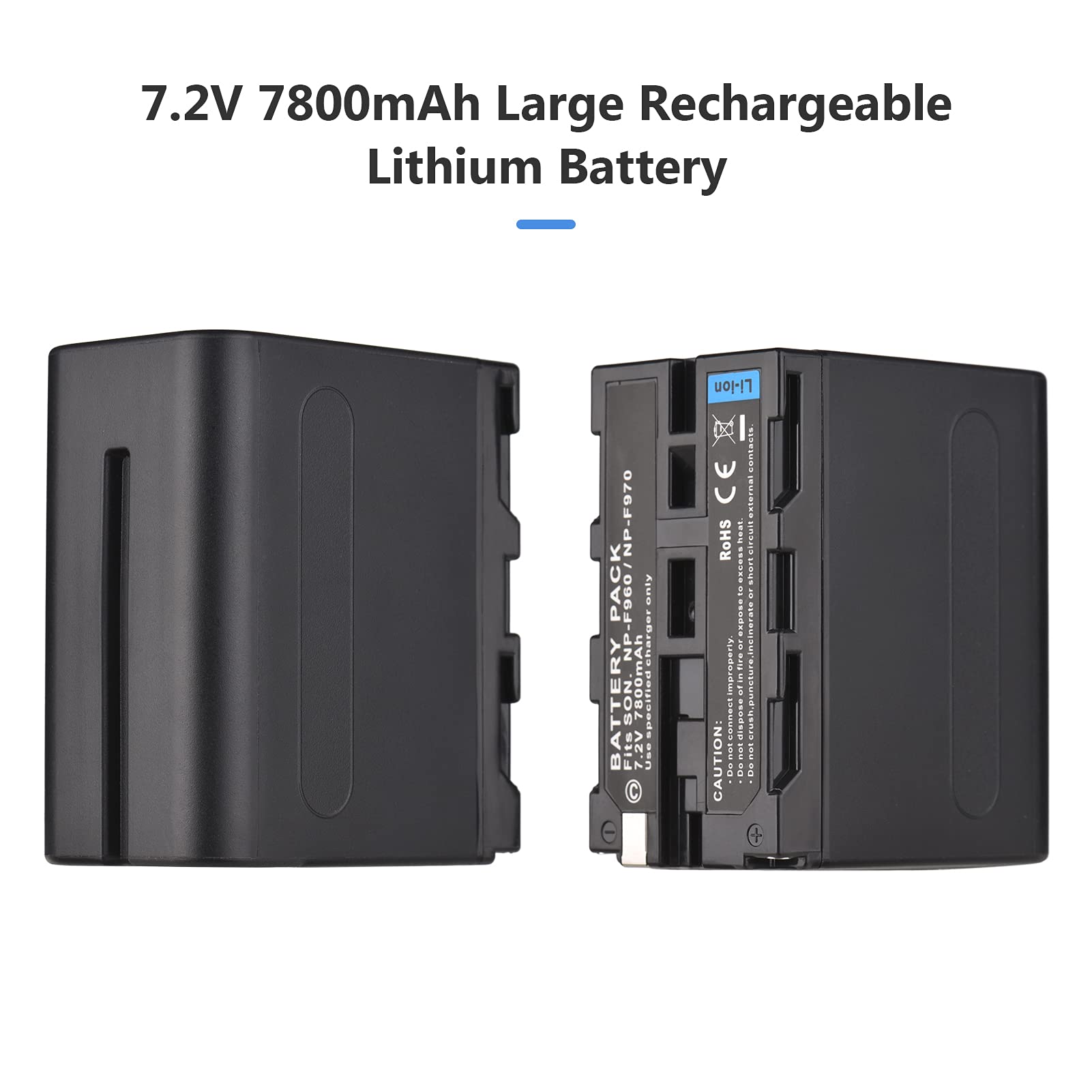 Amazon.com: Andoer NP-F960/NP-F970 Camera Battery and Charger Kit