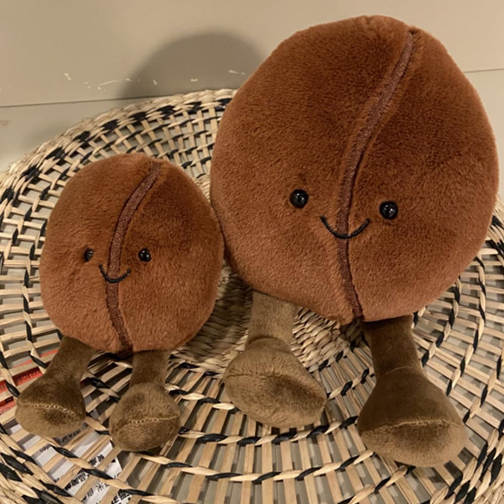 Palm Pals Kaffeebohnen Kuscheltier - Niedlicher Plüsch Für Kinder & Erwachsene
