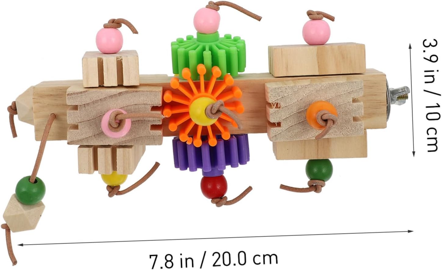 COLLBATH Multi Use Parrot Grinding Bird Perch and Chewing Stick for Parrots Stimulating and Durable Pet Parrot for Boredom Relief and Health