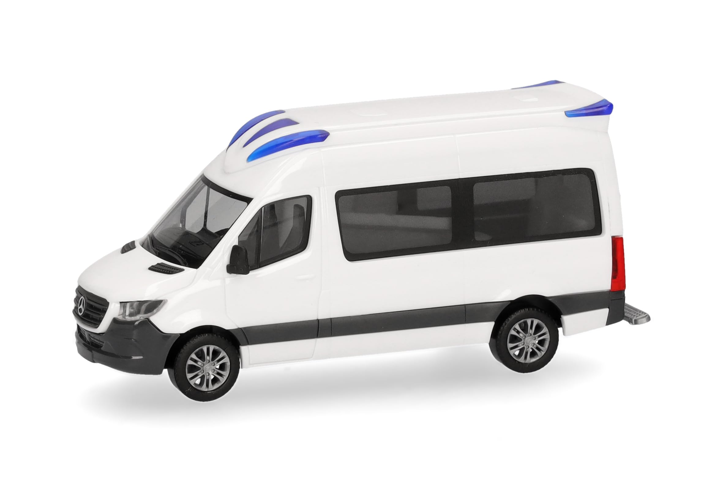Herpa Kit de Modelo MiniKit Mercedes-Benz Sprinter 18 RTW Delfis, Blanco, Escala 1/87, maqueta de colleción, modelismo, Modelo aleman, Figura plástico