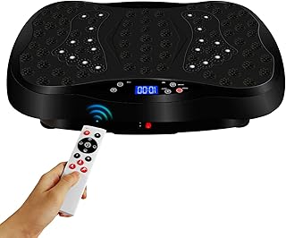 Vibration Plate Exercise Machine with Remote Control, Vibration Platform for Weight Loss, Whole Body Workout Machine, Fitn...